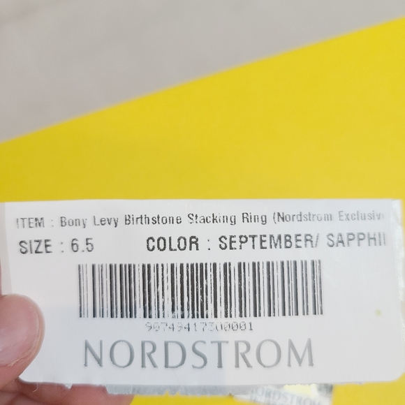 Bony Levy Birthstone Stacking Ring - Sapphire - Picture 4 of 6